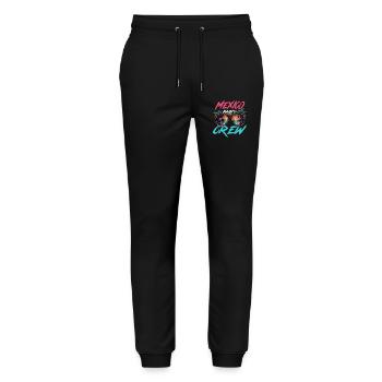 Mexiko Party Crew - Stanley/Stella Unisex Bio Jogginghose Mover  - Schwarz - Vorne - Marisol (170cm) & Nik (191cm)