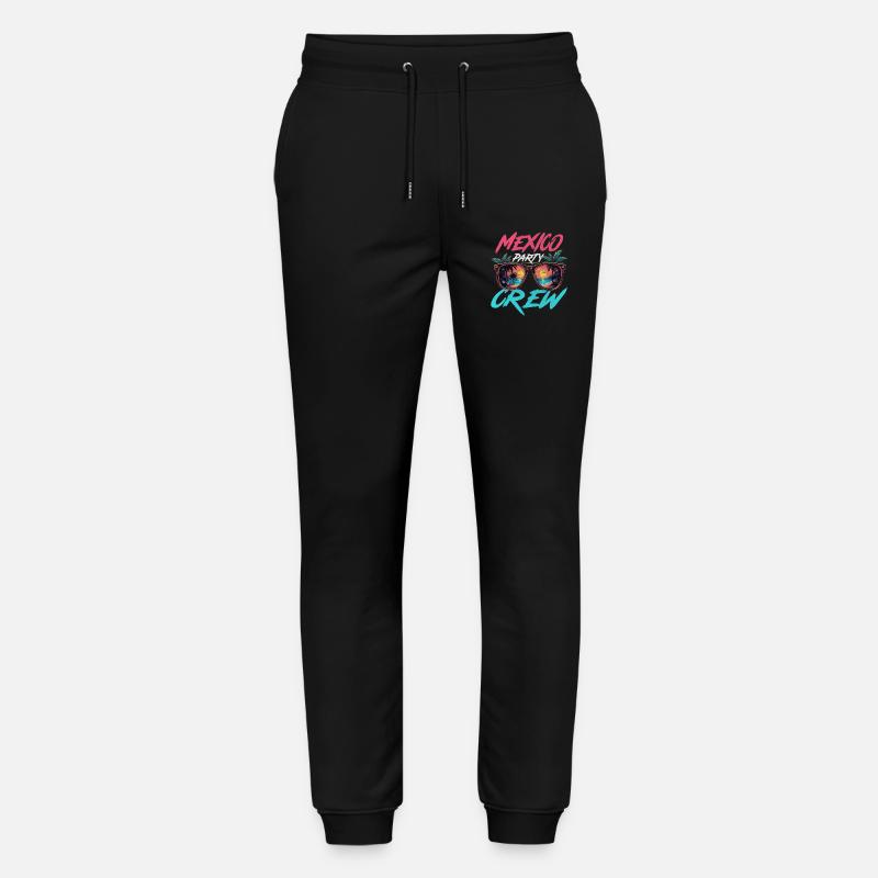Mexico Party Crew - Stanley/Stella Mover Unisex Organic Jogging Trousers - black