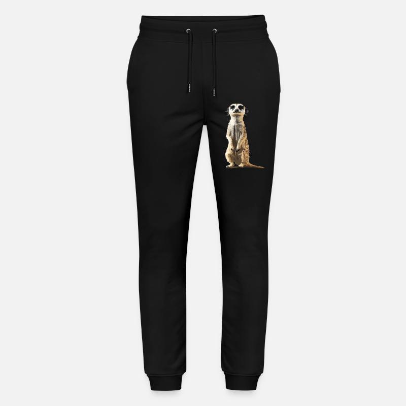Suricate Erdmännchen - Pantalon de jogging bio MOVER Stanley/Stella unisexe - noir