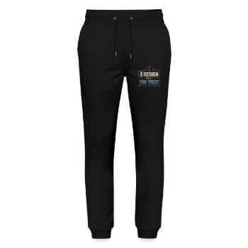 Bridge Engineer Civil Engineering - Stanley/Stella Mover Unisex Organic Jogging Trousers - black - Front - Marisol (170cm) & Nik (191cm)