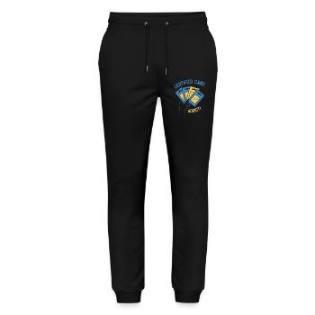 Pack d’extension de cartes à collectionner Certified Card Addict - Pantalon de jogging bio MOVER Stanley/Stella unisexe - noir - Devant - Marisol (170cm) & Nik (191cm)