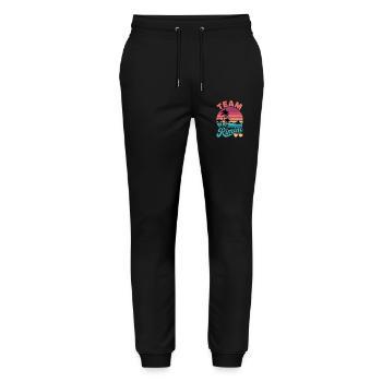 Team Rimini Sunset - Stanley/Stella Mover Unisex Organic Jogging Trousers - black - Front - Marisol (170cm) & Nik (191cm)