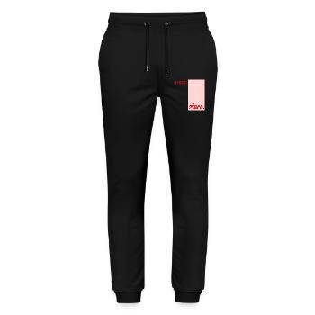 Review Aura Points - Stanley/Stella Mover Unisex Organic Jogging Trousers - black - Front - Marisol (170cm) & Nik (191cm)