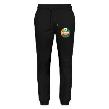 Côte d'Ivoire - Pantalon de jogging bio MOVER Stanley/Stella unisexe - noir - Devant - Marisol (170cm) & Nik (191cm)