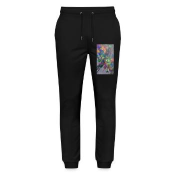 goutte - Pantalon de jogging bio MOVER Stanley/Stella unisexe - noir - Devant - Marisol (170cm) & Nik (191cm)