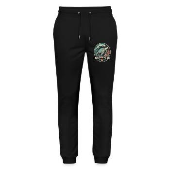 Malama I Ke Kai - Stanley/Stella Unisex Bio Jogginghose Mover  - Schwarz - Vorne - Marisol (170cm) & Nik (191cm)