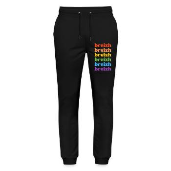 Breizh Breizh Breizh Breizh Breizh Breizh T-Shi... - Pantalon de jogging bio MOVER Stanley/Stella unisexe - noir - Devant - Marisol (170cm) & Nik (191cm)