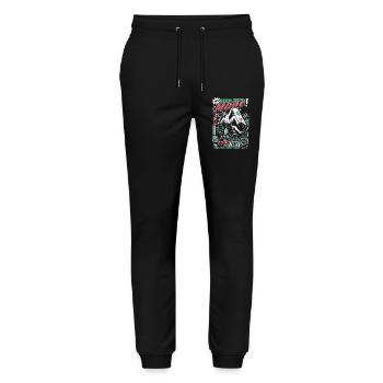Climb Different Bouldering Motivation - Stanley/Stella Mover Unisex Organic Jogging Trousers - black - Front - Marisol (170cm) & Nik (191cm)