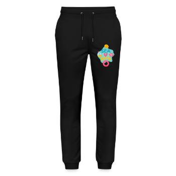 Sea You Soon - Stanley/Stella Mover Unisex Organic Jogging Trousers - black - Front - Marisol (170cm) & Nik (191cm)