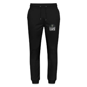 No Backup No Mercy - Kein Backup Kein Mitleid - Stanley/Stella Unisex Bio Jogginghose Mover  - Schwarz - Vorne - Marisol (170cm) & Nik (191cm)