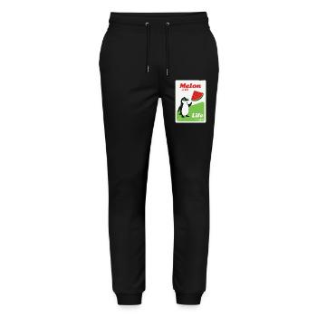 Melon Life Pinguin - Stanley/Stella Unisex Bio Jogginghose Mover  - Schwarz - Vorne - Marisol (170cm) & Nik (191cm)