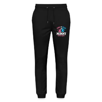 Pink oder Blau Mama liebt dich Geschlechtsoffenbarung - Stanley/Stella Unisex Bio Jogginghose Mover  - Schwarz - Vorne - Marisol (170cm) & Nik (191cm)