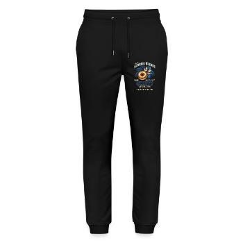 Breakfast Sunday Morning Breakfast Lovers Coffee - Stanley/Stella Mover Unisex Organic Jogging Trousers - black - Front - Marisol (170cm) & Nik (191cm)