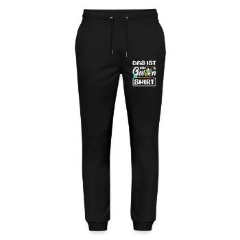 Das Ist Mein Garten - Stanley/Stella Unisex Bio Jogginghose Mover  - Schwarz - Vorne - Marisol (170cm) & Nik (191cm)