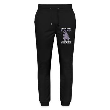Cane corso - Pantalon de jogging bio MOVER Stanley/Stella unisexe - noir - Devant - Marisol (170cm) & Nik (191cm)