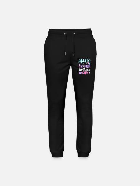 Abuelo de la fille d’anniversaire K-Pop - Pantalon de jogging bio MOVER Stanley/Stella unisexe - noir