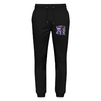 Pastel Goth Soft Goth Gaming Gamer - Pantalon de jogging bio MOVER Stanley/Stella unisexe - noir - Devant - Marisol (170cm) & Nik (191cm)