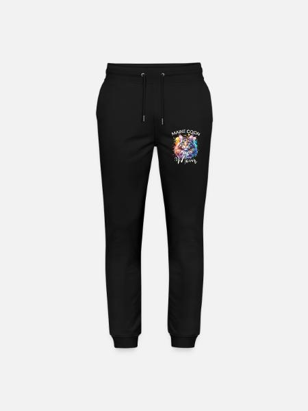 Maine Coon Mama - Stanley/Stella Unisex Bio Jogginghose Mover - Schwarz