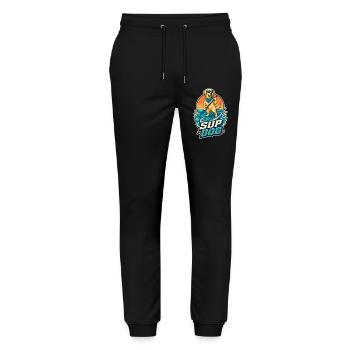 Dog SUP Paddleboard Board Stand Up Paddle - Stanley/Stella Mover Unisex Organic Jogging Trousers - black - Front - Marisol (170cm) & Nik (191cm)