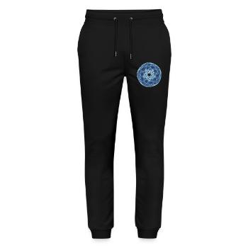 Light Paths of Void – Strange Attractor - Stanley/Stella Mover Unisex Organic Jogging Trousers - black - Front - Marisol (170cm) & Nik (191cm)