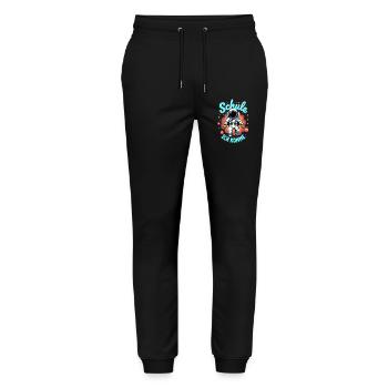 School Child 2026 School Enrollment 2026 Back to School - Stanley/Stella Mover Unisex Organic Jogging Trousers - black - Front - Marisol (170cm) & Nik (191cm)