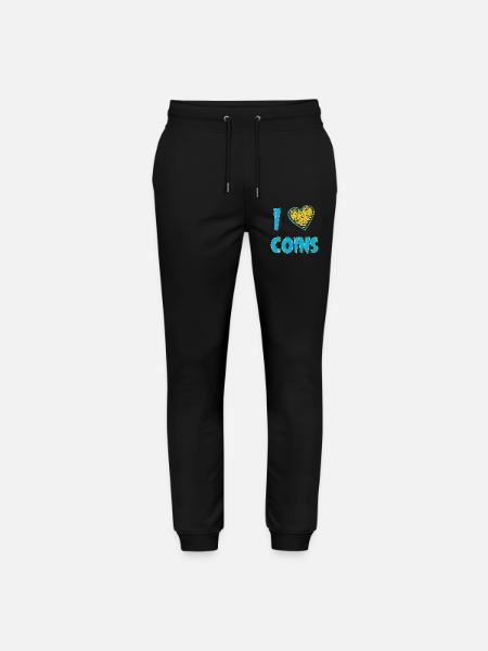 Coin collector - Stanley/Stella Mover Unisex Organic Jogging Trousers - black