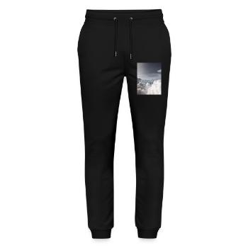 Paysage de rêve dans le ciel nuageux - Pantalon de jogging bio MOVER Stanley/Stella unisexe - noir - Devant - Marisol (170cm) & Nik (191cm)