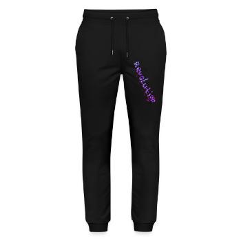 REVOLUTION (Special) - Stanley/Stella Unisex Bio Jogginghose Mover  - Schwarz - Vorne - Marisol (170cm) & Nik (191cm)