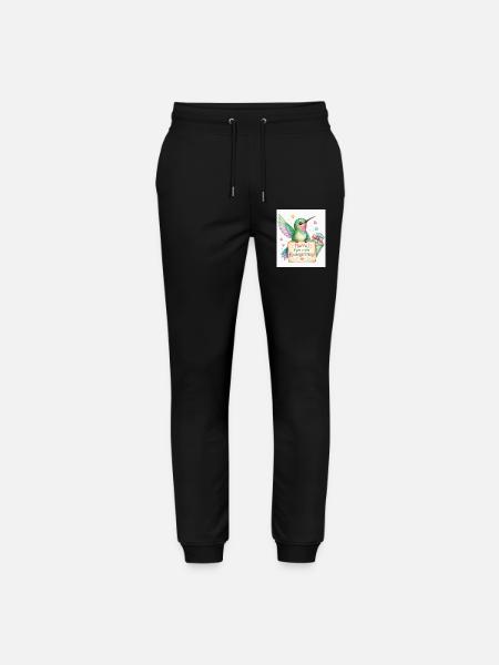 Hurra: Erster Kindergartenstart - Stanley/Stella Unisex Bio Jogginghose Mover - Schwarz
