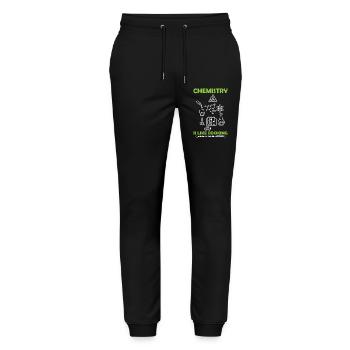 Chemielehrer Chemie Chemiker - Stanley/Stella Unisex Bio Jogginghose Mover  - Schwarz - Vorne - Marisol (170cm) & Nik (191cm)