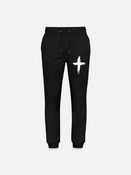 Christian Cross - Stanley/Stella Mover Unisex Organic Jogging Trousers - black