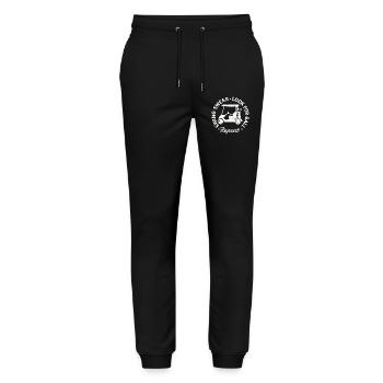 Swing Swear - Look For Ball - Repeat  - Stanley/Stella Unisex Bio Jogginghose Mover  - Schwarz - Vorne - Marisol (170cm) & Nik (191cm)