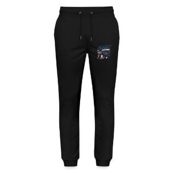 Ich brauche Make-up statt Therapie - Stanley/Stella Unisex Bio Jogginghose Mover  - Schwarz - Vorne - Marisol (170cm) & Nik (191cm)