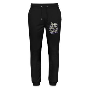 Delicate But Dramatic Bow - Stanley/Stella Mover Unisex Organic Jogging Trousers - black - Front - Marisol (170cm) & Nik (191cm)