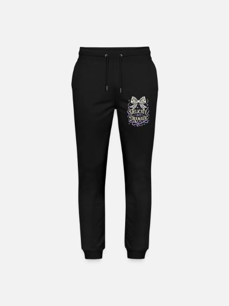 Delicate But Dramatic Bow - Stanley/Stella Mover Unisex Organic Jogging Trousers - black
