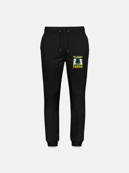 Échiquier des joueurs d’échecs - Pantalon de jogging bio MOVER Stanley/Stella unisexe - noir