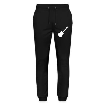 Guitar Music Gift Musician - Stanley/Stella Mover Unisex Organic Jogging Trousers - black - Front - Marisol (170cm) & Nik (191cm)