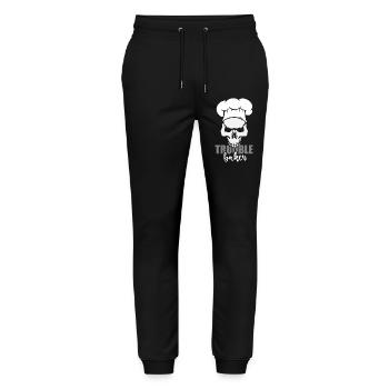 Pâtisserie Pâtissière Pât - Pantalon de jogging bio MOVER Stanley/Stella unisexe - noir - Devant - Marisol (170cm) & Nik (191cm)
