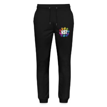 Registered Behavioral Engineer (RBT) - Stanley/Stella Mover Unisex Organic Jogging Trousers - black - Front - Marisol (170cm) & Nik (191cm)