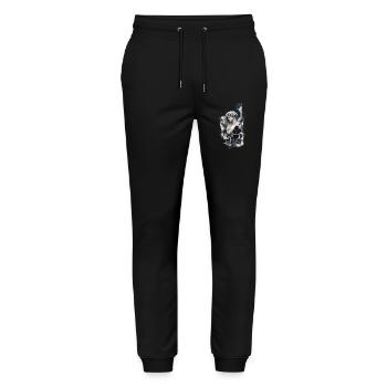 Aesthetic Piano Art  - Stanley/Stella Mover Unisex Organic Jogging Trousers - black - Front - Marisol (170cm) & Nik (191cm)