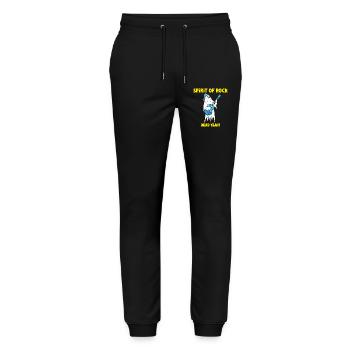 Spirit of Rock Ghost Gitarrist - Stanley/Stella Unisex Bio Jogginghose Mover  - Schwarz - Vorne - Marisol (170cm) & Nik (191cm)