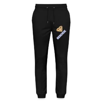 Diamant Hendrik - Stanley/Stella Unisex Bio Jogginghose Mover  - Schwarz - Vorne - Marisol (170cm) & Nik (191cm)