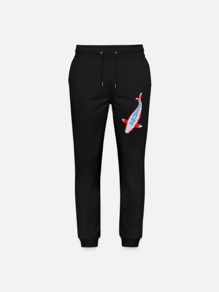 Koi - Nishikigoi - Stanley/Stella Mover Unisex Organic Jogging Trousers - black