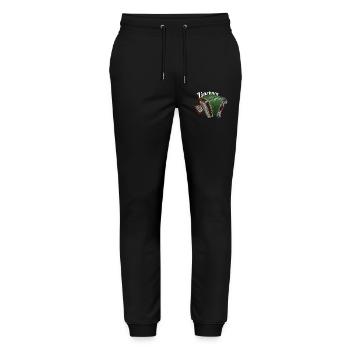 Ziachara // hell | ZiachON! - Stanley/Stella Unisex Bio Jogginghose Mover  - Schwarz - Vorne - Marisol (170cm) & Nik (191cm)