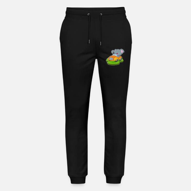 Voiture d’éléphant - Pantalon de jogging bio MOVER Stanley/Stella unisexe - noir