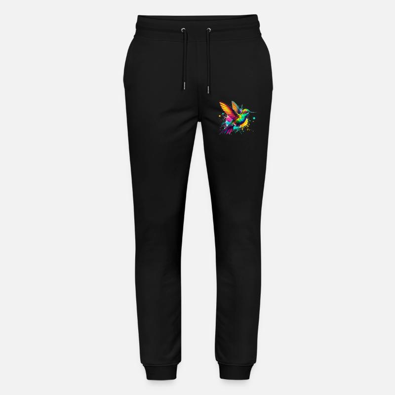 Kolibri - Stanley/Stella Unisex Bio Jogginghose Mover  - Schwarz