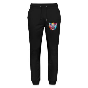 Koala - Stanley/Stella Mover Unisex Organic Jogging Trousers - black - Front - Marisol (170cm) & Nik (191cm)