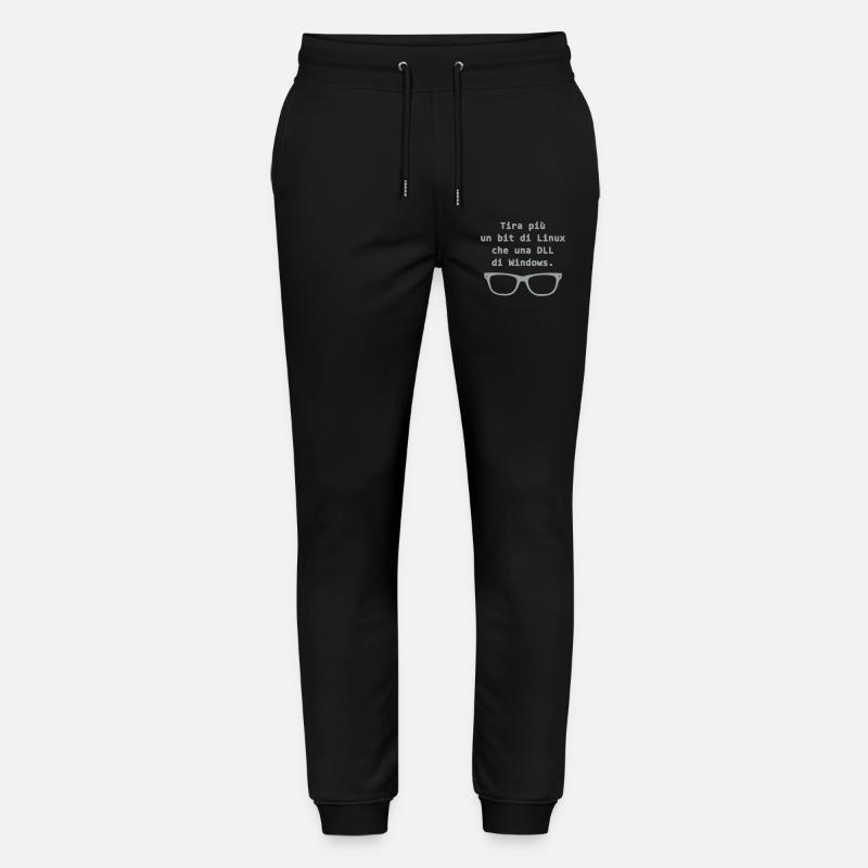 Linux - Pantalon de jogging bio MOVER Stanley/Stella unisexe - noir