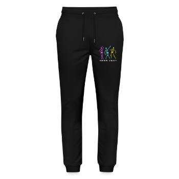 Armbruch Halloween Skelett Knochen Knochenbruch - Stanley/Stella Unisex Bio Jogginghose Mover  - Schwarz - Vorne - Marisol (170cm) & Nik (191cm)