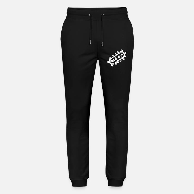 Bactéries Tiges Pixel Germ - Pantalon de jogging bio MOVER Stanley/Stella unisexe - noir